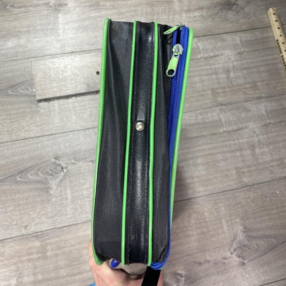 Vintage 1991 TMNT Teenage Mutant Ninja Turtles Kids Vinyl Suitcase Carry Case - Picture 6 of 16